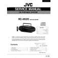 JVC RCX620 Service Manual cover photo