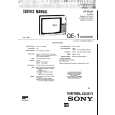 SONY QE1CHASSIS Service Manual cover photo
