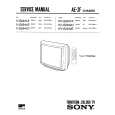 SONY KVS2941A Service Manual cover photo