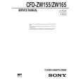 SONY CFDZW155 Service Manual cover photo