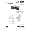 SONY CDX3250 Service Manual cover photo