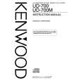KENWOOD UD700 Owner's Manual cover photo