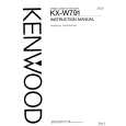 KENWOOD KX-W791 Owner's Manual cover photo