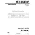 SONY XRC8100RW Service Manual cover photo