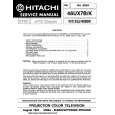 HITACHI 46UX7B Service Manual cover photo