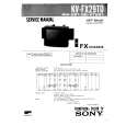 SONY KVFX29TD Service Manual cover photo