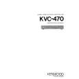 KENWOOD KVC-470 Owner's Manual cover photo