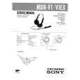 SONY MDRV1 Service Manual cover photo