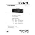 SONY CFSW420L Service Manual cover photo