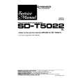 PIONEER SD-T5022 Service Manual cover photo