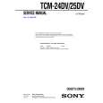 SONY TCM24DV Service Manual cover photo