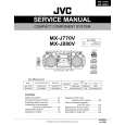 JVC MXJ770V Service Manual cover photo