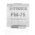 FISHER FM75 Service Manual cover photo