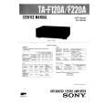 SONY TAF120A Service Manual cover photo