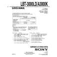 SONY LBT-3000LD Service Manual cover photo