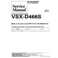 PIONEER VSXD466S Service Manual cover photo