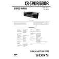 SONY XR5790R Service Manual cover photo