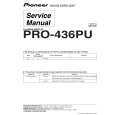 PIONEER PRO-436P Service Manual cover photo