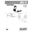 SONY MDRV3 Service Manual cover photo