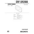 SONY SRFDR2000 Service Manual cover photo