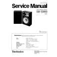 TECHNICS SB-G900 Service Manual cover photo