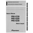 PIONEER PRS-X220 Owner's Manual cover photo