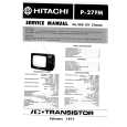 HITACHI P27FM Service Manual cover photo