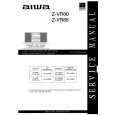 AIWA ZVR80EZ Service Manual cover photo