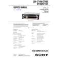 SONY CDXGT100 Service Manual cover photo