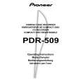 PIONEER PDR-509/MY Owner's Manual cover photo