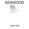 KENWOOD U717 Owner's Manual cover photo