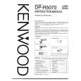 KENWOOD DPR5070 Owner's Manual cover photo