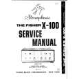 FISHER X-100 Service Manual cover photo