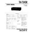 SONY TA-F345R Service Manual cover photo