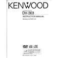KENWOOD DV303 Owner's Manual cover photo