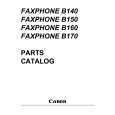 CANON FAXPHONE B140 Parts Catalog cover photo