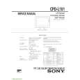 SONY CPDL181 Service Manual cover photo