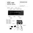 KENWOOD KDC75R Service Manual cover photo