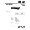 SONY CDPM46 Service Manual cover photo