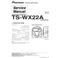 PIONEER TS-WX22A/XCN1/EW7 Service Manual cover photo