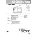 SONY ICF7600DA Service Manual cover photo