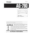 TEAC AG-780 Owner's Manual cover photo