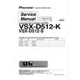 PIONEER VSXD512S Service Manual cover photo