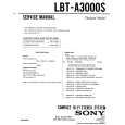 SONY LBT-A3000S Service Manual cover photo