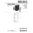 SONY SRSD313 Service Manual cover photo