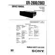 SONY XR2800 Service Manual cover photo