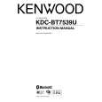 KENWOOD KDC-BT7539U Owner's Manual cover photo