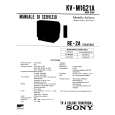 SONY KVM1621A Service Manual cover photo