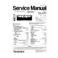 TECHNICS SAAX6 Service Manual cover photo