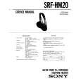 SONY SRFHM20 Service Manual cover photo